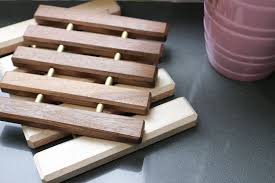 Scrap Wood Trivets 3x3 Custom Wood Trivets Scrap Wood Projects Diy Wood Trivets