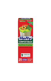 Find many great new & used options and get the best deals for hefty 00e52000 composting small kitchen scrap/trash bags 2.6 gallon, 25 count, at the best online prices at ebay! Hefty Small Kitchen Composting Bags 2 6 Gallon 25 Count Walmart Com Walmart Com