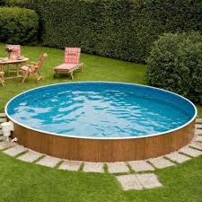 Rundbecken Nature Wood Pool Im Garten Kleiner Pool Design Gartenpools