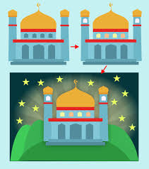 Ada masjid terbesar di dunia, masjidil haram. Foto Gambar Masjid Kartun Nusagates