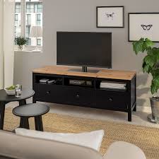 Visit ikea.ca for a wide selection of tv stands, consoles, entertainment centers and more. Hemnes Tv Unit Black Brown Light Brown 58 1 4x18 1 2x22 1 2 Ikea