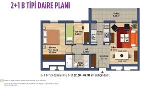 2+1 daire planı 3+1 daire planı 4+1 daire planı. Soyak Siesta Konut Projesi Karsiyaka