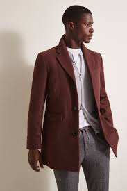 It is a must have cute jacket that will keep you feeling cute and cozy this fall and winter. Moss London Slim Fit Rust Overcoat By Moss Bros Thread Com