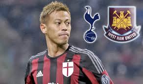 Keisuke honda was born on june 13, 1986 in settsu, osaka, japan. Honda Wants To Quit Ac Milan Tottenham West Ham Prepare Bids Football Sport Express Co Uk