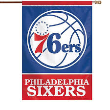 Philadelphia 76ers sixers logo sweatshirt. Wincraft Philadelphia 76ers 28 X 40 Primary Logo Single Sided Vertical Banner