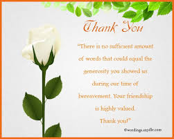 There Is No Better Time When We Need The Support Of Friends And Family Than When We Ar In 2020 Thank You Card Wording Sympathy Thank You Cards Thank You Card Template