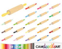 50 Rolling Pin Clipart Baking Cooking Kitchen Clipart Etsy Clip Art Kitchen Clipart Rolling Pin