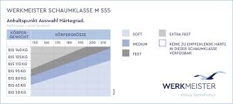 Die werkmeister m t610 l taschenfederkernmatratze kombiniert taschenfederkern und talalay latex zu einem besonderen schlaferlebnis. Werkmeister M Klatschaummatratze S50 Primo