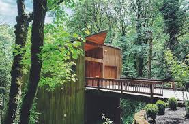 This Tree House For Rent Near Downtown Portland Doubles As An Art Platform Tree Houses For Rent Homes In Portland Oregon Tree House