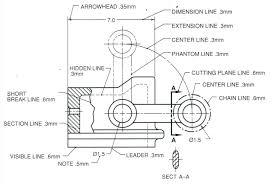 Alphabet Of Lines Diagram Technical Drawing Line Diagram Meaningful Drawings