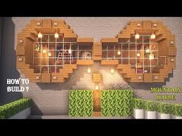 I will most likely post an update every weekend, or every other weekend. Big Modern Mountain House Tutorial Minecraft How To Build In Minecraft Minecraft Map