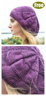 Completely free knitting patterns and free crochet patterns online. Simple Slouch Hat Free Knitting Pattern