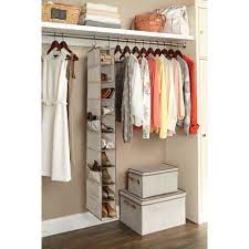 Hanging closet organizers can arrange your clothes on shelves or in compartments so you can quickly and easily grab what you want to wear. Better Homes And Gardens 10 Shelf Hanging Shoe Organizer 2 Count Walmart Com Walmart Com