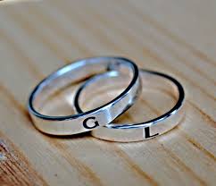 Free shipping on orders over $25 shipped by amazon. Rings Engraved Silver Rings With Initials Rings Couples Etsy In 2021 Engraved Silver Ring Silver Rings Simple Silver Rings