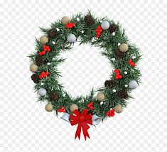 Christmas Wreath Transparent Background Hd Png Download Vhv Red bubble christmas wreath vector illustration. christmas wreath transparent background