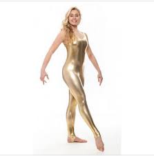 Good as gold unitard ac5101. Icostumes Women S Tank Stirrup Unitard Lycra Gold Silver Spandex Long Bodysuit Dance Wear Shiny Metallic Unitard Ballet Aliexpress