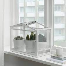È possibile piantare direttamente nella fioriera o posizionare piante in vaso all'interno. Socker Serra Interno Esterno Bianco Ikea It