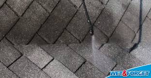 Installing a new roof over an existing one, also called a *layover* or *nailover*, is often possible although not always the best option. Erase Black Streaks On Your Asphalt Shingles With Wet Forget Outdoor Life S Dirty Clean Easy