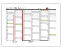 Miniature Calendrier 2021 Semestre 2 En 2021 Calendrier Calendrier De L Annee Calendriers