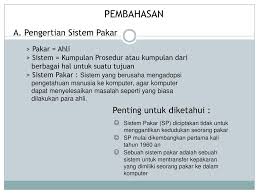 Apa itu sistem pakar itu? Sistem Pakar A Latar Belakang Masalah Peran Komputer Penting Dalam Meringankan Tugas Manusia B Rumusan Masalah 1 Definisi Dari Sistem Pakar 2 Pengembangan Ppt Download