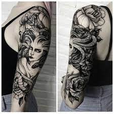 Tattoo Work By Dmitriy Tkach Skinartmag Tattoorevuemag Supportgoodtattooing Support Good Tattooing Tattoo Medusa Tattoo Design Medusa Tattoo Tattoos