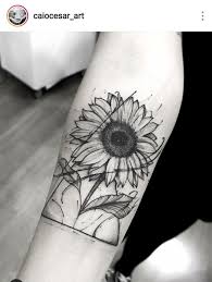 Black Pixel Mountains With Sunflower Would Be Perfect Tattoos Sunflower Tattoos Sleeve Tattoos