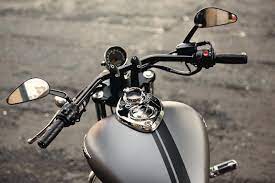 This Photo Shows The Offset Black Stripe On The Matt Grey Speedmaster Nice Photo Makes You Want To Jump On A Triumph Speedmaster Triumph Triumph Motorcycles