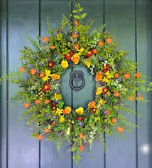 Bestseller add to favorites summer wreath/ lavender/ lambs ear/ home decor/ eucalyptus. Front Door Wreath Summer Wreath For Front Door Wreaths Home Living Redintek Com