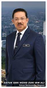 Zuki, 58, replaces tan sri dr ismail bakar, who has held the post since august 2018. Biodata Tan Sri Datuk Seri Mohd Zuki Bin Ali