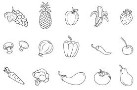 Coloring Pages Fruits Luxury Page Free Printable Vegetables For Kindergarten F Of Fruit Coloring Pages Vegetable Coloring Pages Fruits And Vegetables Pictures