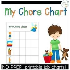 Kindergarten Job Chart Achievelive Co