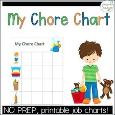 kindergarten job chart achievelive co