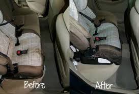 Spray solution on the stains. How To Clean Stains On Car Seats From Cola