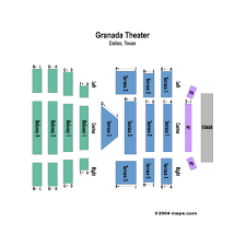 granada theater seating chart