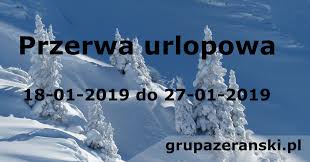 Do końca roku pozostało 338 (w latach przestępnych 339) dni. Przerwa Urlopowa 18 Do 27 Stycznia 2019