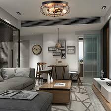 A wide variety of semi flush mount ceiling light options are available to you, such as color farmhouse country rustic style caged square semi flush mount edison interior ceiling light. Tangkula Semi Flush Mount Ceiling Light 3 Light Industrial Style Rustic Ceiling Light Fixture With Iron Metal Cage Farmhouse Goals