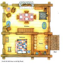 Little House In The Big Woods Laura Ingalls Wilder Floorplan Of Cabin Original Tiny House Little Cabins Wi Pioneer House Little House Laura Ingalls Wilder