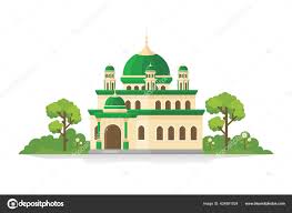 Gambar pemandangan masjid kartun berwarna. Vektorgrafiken Tempat Untuk Berdoa Vektorbilder Tempat Untuk Berdoa Seite 8 Depositphotos