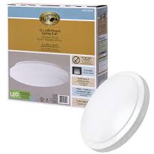 Tighten the screws with a screwdriver as needed to ensure the light fixture is secure and flush against the ceiling. Hampton Bay 12 In White Round Led Flush Mount Ceiling Light Pantry Laundry Closet Light 1000 Lumens 4000k Bright White Dimmable 54074341 The Home Depot