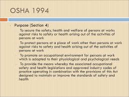 Maybe you would like to learn more about one of these? Occupational Safety And Health Laws And Regulations Ppt Download
