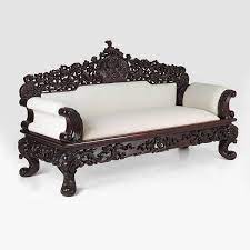 Elegant Design 24 Hour Online Auction Mar 25 26 2014 Lot 34 An Exquisitely Carved Anglo Indian Sofa Wooden Sofa Designs Carved Sofa Furniture Design
