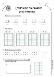 46 exercices à télécharger, imprimer, faire en ligne. Addition En Colonne Avec Retenue Ce1 Exercices A Imprimer Exercice Math Ce1 Calcul Ce1 Jeux Mathematiques Ce1