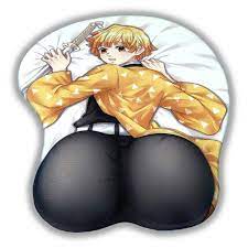 Amazon.com: Anime Buttock 3D Mouse Pad, Cartoon Character Gaming Mouse Pad,  Silicone Wrist Pad Height 3.2 cm : Office Products