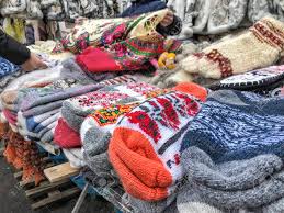 Looking to pick up a new craft? Pile Of Knitted Woven Socks At A Local Market Stock Photo Picture And Royalty Free Image Image 128247748