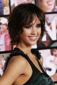 Trendy bob haircuts photo for ideas for latest haircut. Cute Short Messy Bob Hairstyle With Bangs Short Hairstyles 2014 Jessica Alba Hairstyles Pretty Designs Short Wavy Hair Jessica Alba Hair Short Hair Styles 2014