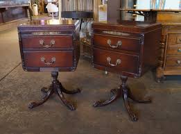 This is our happy place and i still fall for. Antique 2 Drawer Night Stand W Pedestal Claw Feet Pair Salvage One
