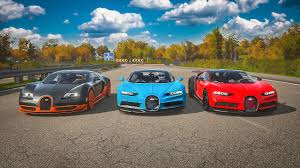Check out ⭐ the new bugatti chiron super sport 300+ ⭐ test drive review: Fh4 Drag Race Bugatti Veyron Ss Vs Bugatti Chiron Vs Bugatti Chiron Sport Youtube