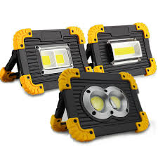 Lampe Led Portable Spotlight Led Work Light Rechargeable 18650 Battery Outdoor Light For Hunting Camping Led Latern Flashlight Portable Spotlights Aliexpress