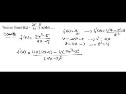 We did not find results for: 6 Matematika Wajib Turunan Fungsi Pecahan Youtube