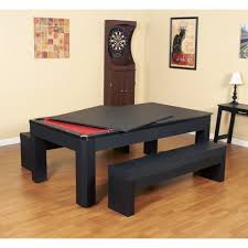 Park Avenue 7 Ft Pool Table Set With Benches And Top Pool Warehouse Pool Table Dining Table Pool Table Slate Pool Table